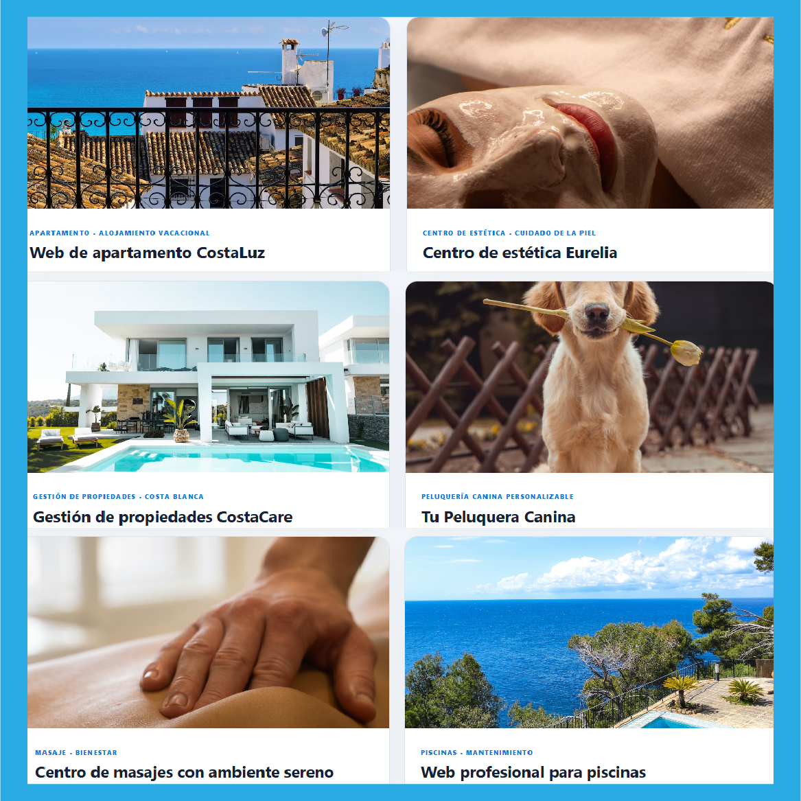 MesterWeb weboldal minták – 1. minta